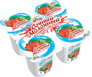 Йогурт "Сочный-молочный" в ассортименте 1,2% 95 гр.