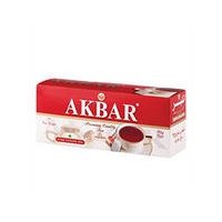 Чай Акбар черный 25 пак*2гр (красно-белая пачка)