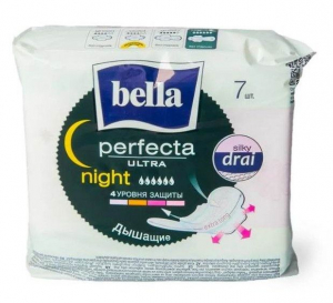 Прокладки "Белла" perfecta Ultra Night silky drai 7шт. 