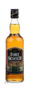 Виски  шотландский "Fort Scotch" купажированный 40% (Форт Скотч) 0,5 л 