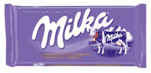 Молочный шоколад "Milka" в ассортименте 85 гр.