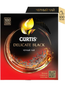 Чай "Curtis" Деликате Блек черный 100пак*1.7г.