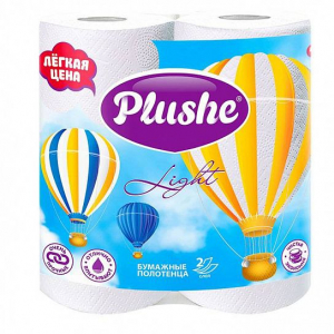 Бумажные полотенца "Plushe" Лайт, 2сл/2шт