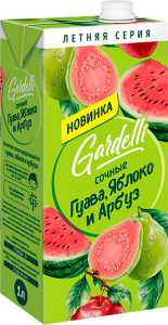 Напиток летняя серия "GARDELLI" Гуава-Яблоко-Арбуз  1 л. 