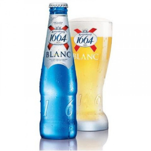 Пиво "Kronenbourg 1664 Blank" 4,5% (бут. 0,46 л)