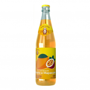 Напиток б/а сильногазированный "Манго и Маракуйи" ст/б 0.5 л Золотая сова