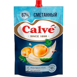 Майонез "Calve" Сметанный 67%  200 гр.