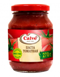 Томатная паста "Calve" 270 гр. 