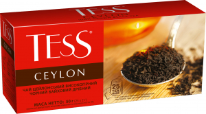 Чай "ТЕСС Цейлон" черный 25 пакетиков